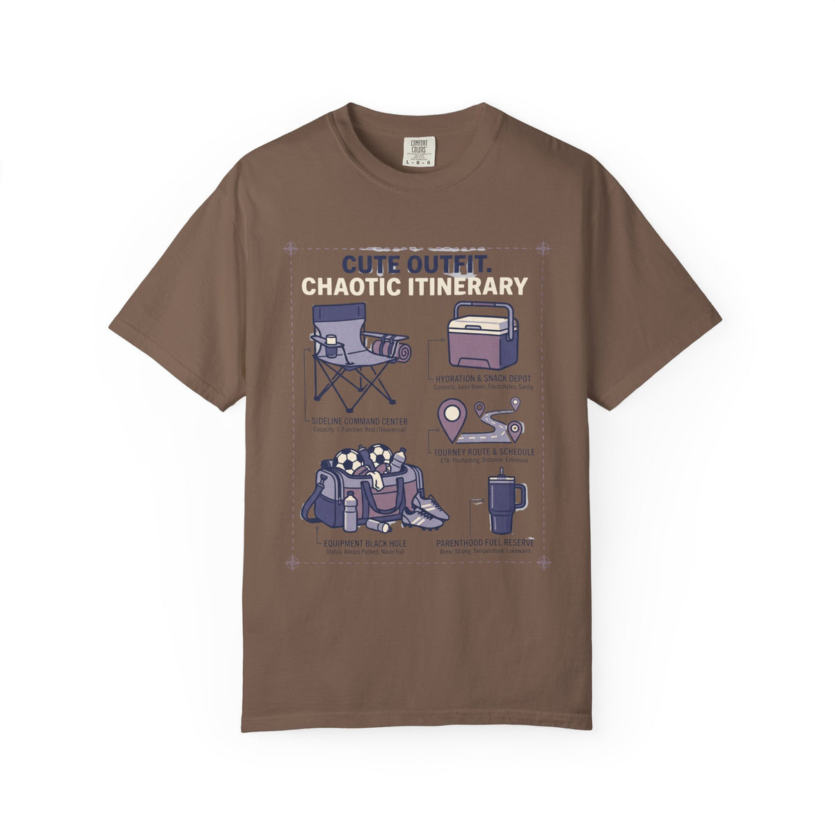 Cute Outfit. Chaotic Itinerary. Field Guide T-shirt