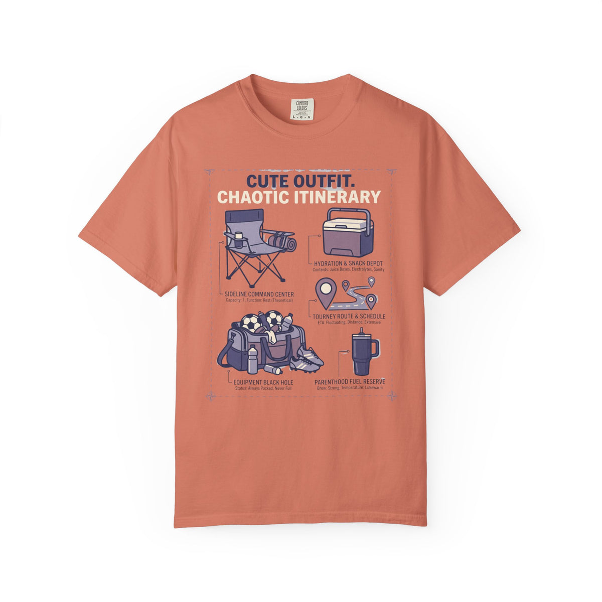 Cute Outfit. Chaotic Itinerary. Field Guide T-shirt