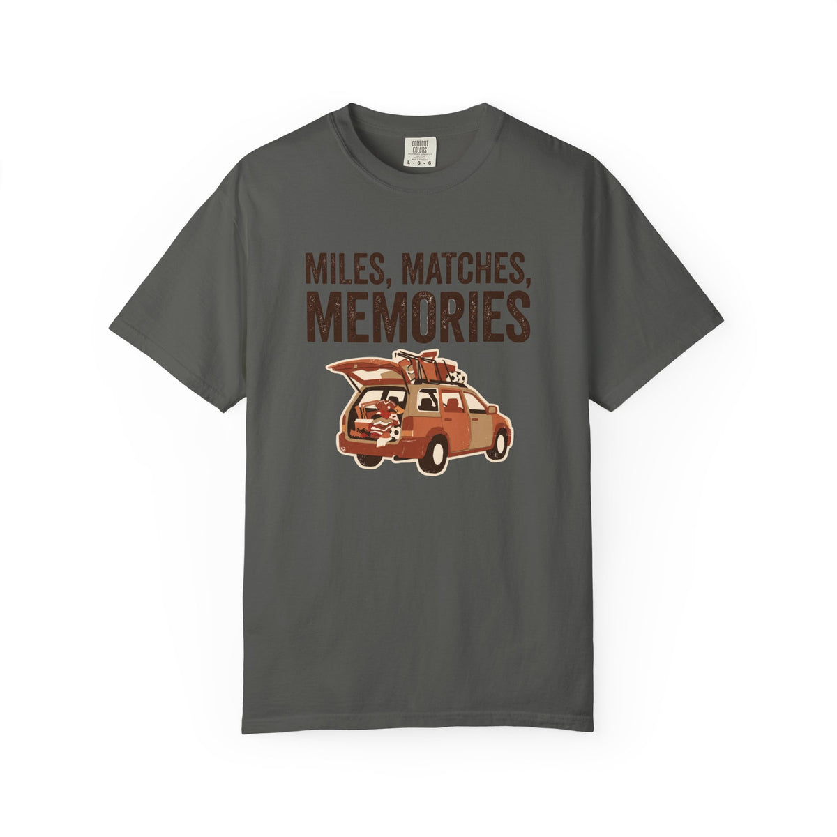 Miles, Matches, Memories Illustrated T-shirt