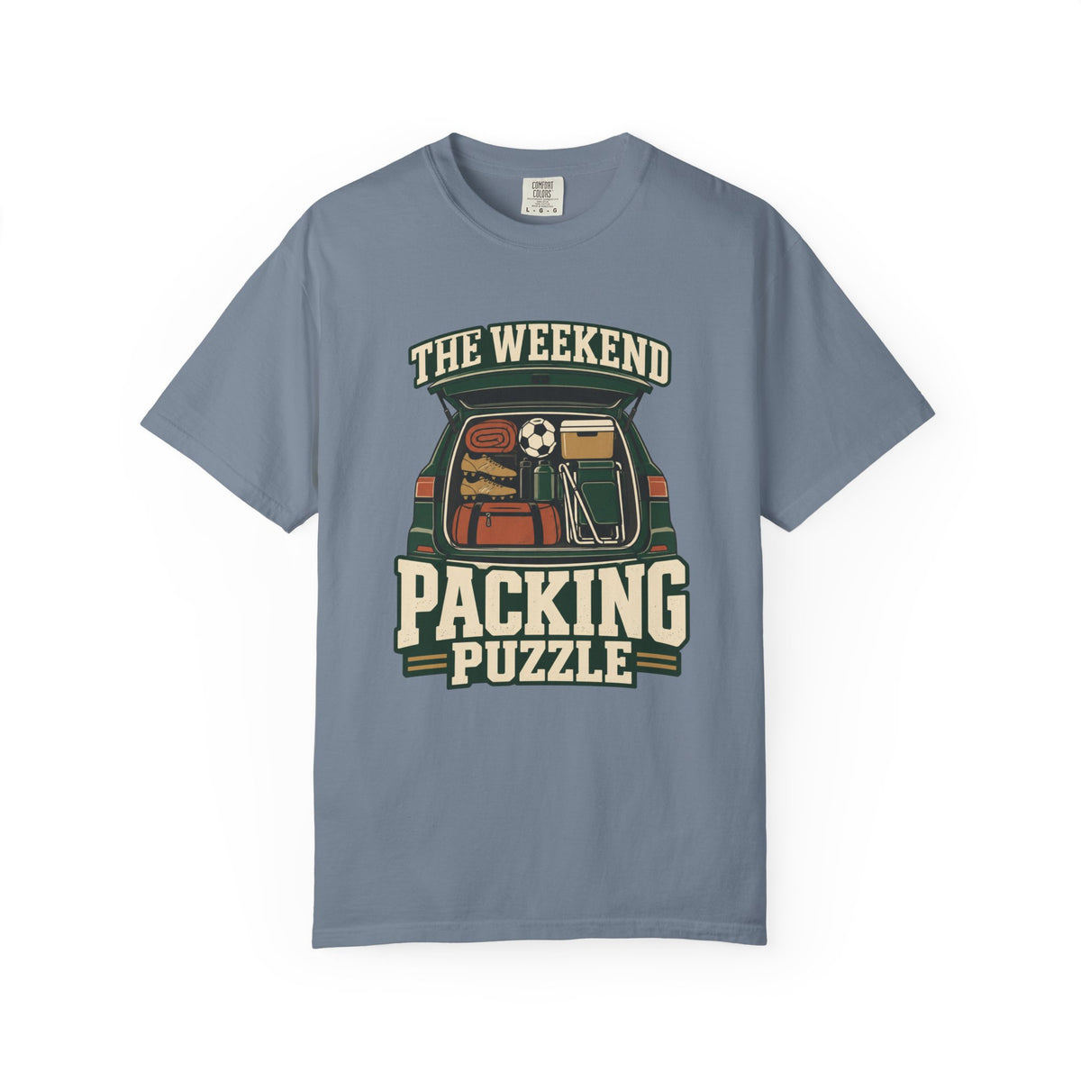 The Weekend Packing Puzzle Illustrated T-shirt