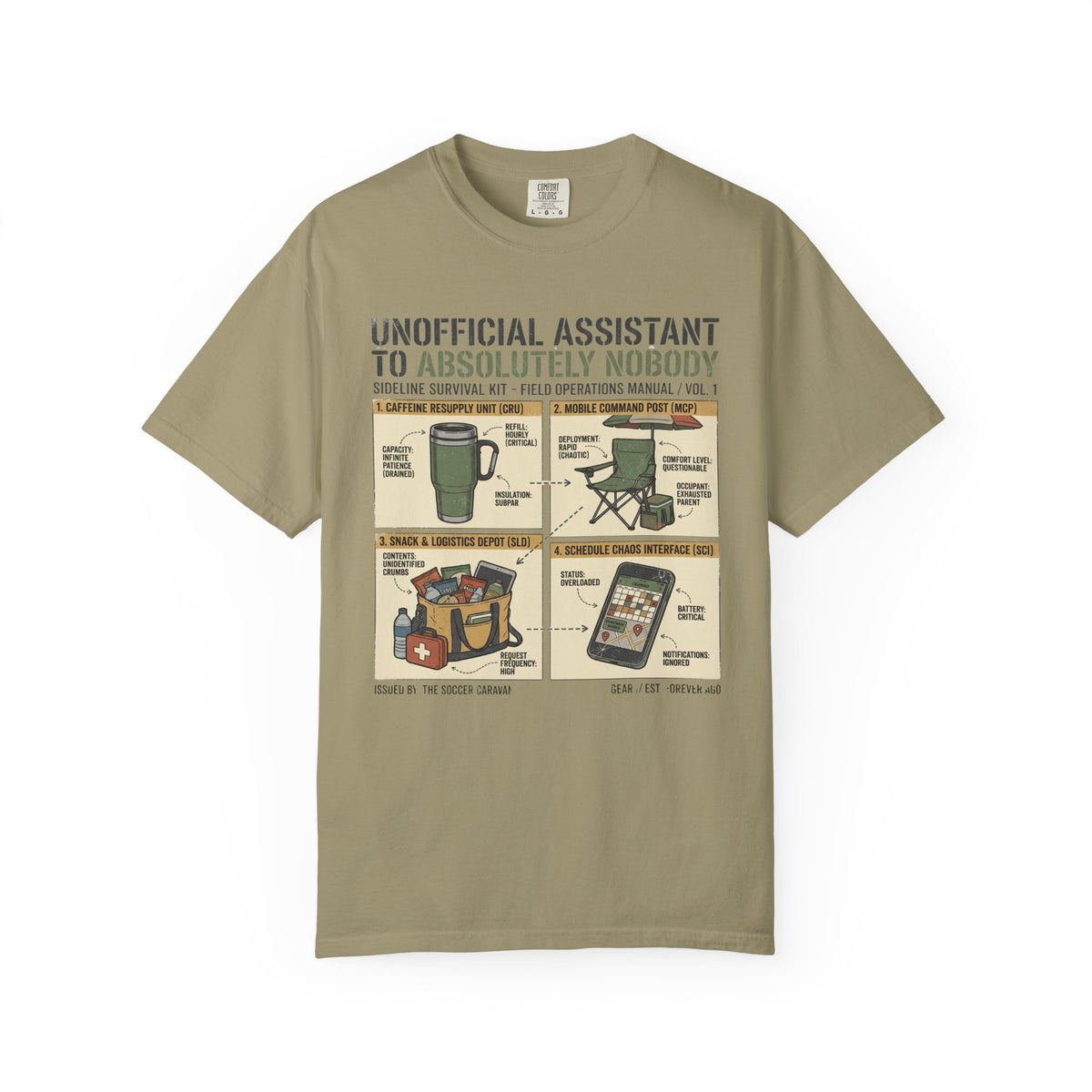 Unofficial Assistant To Absolutely Nobody Field Guide T-shirt