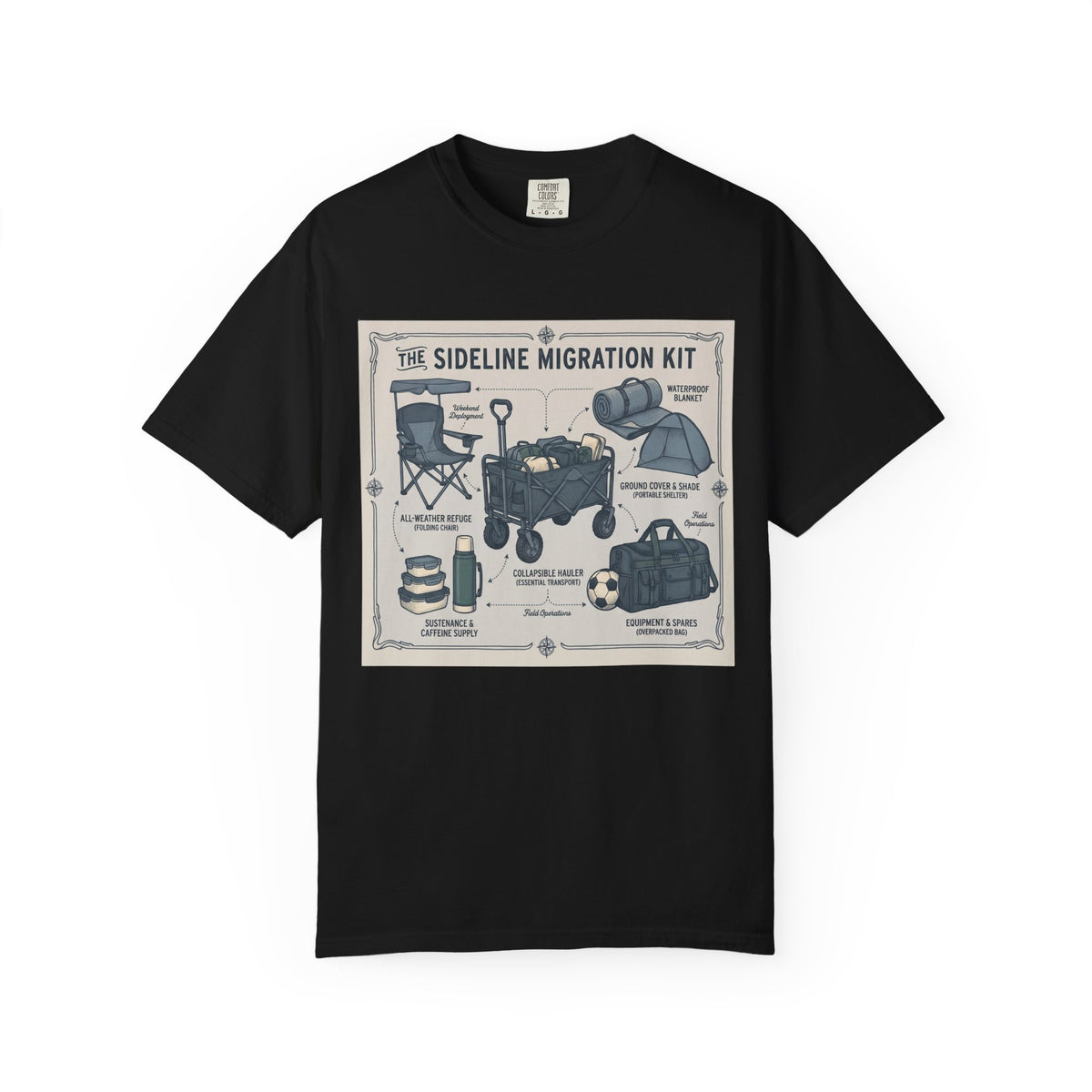 The Sideline Migration Kit Field Guide T-shirt