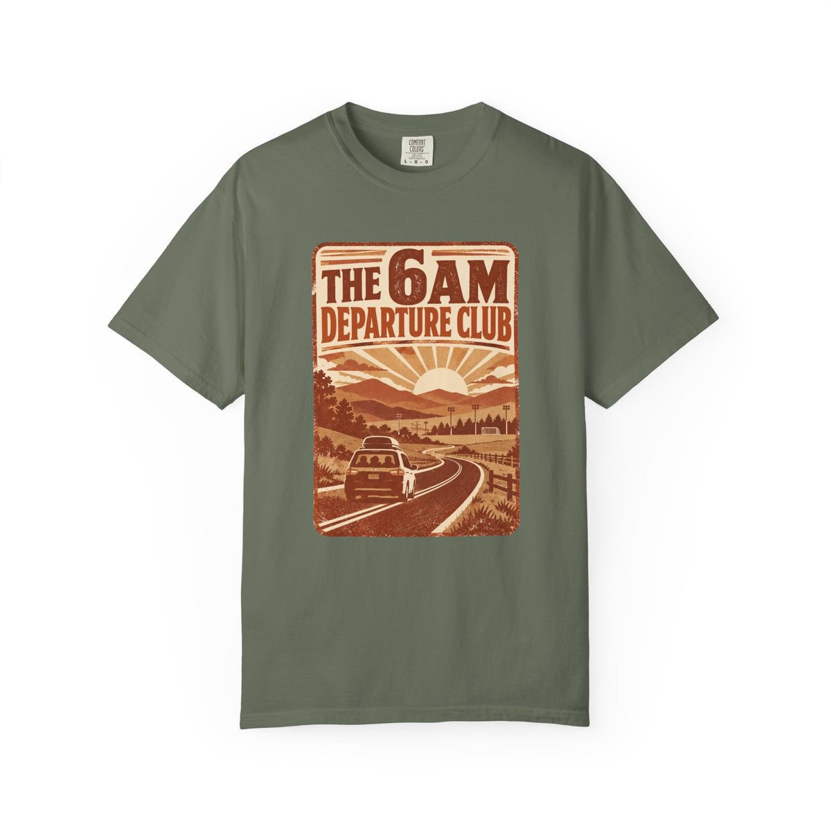 The 6AM Departure Club Illustrated T-shirt