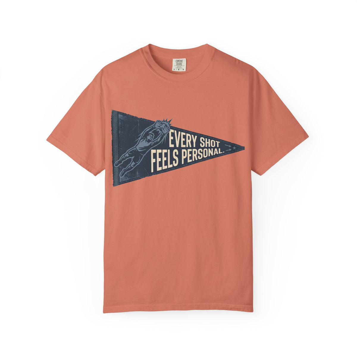 Every Shot Feels Personal. Illustrated T-shirt