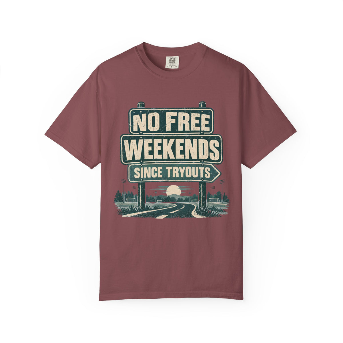 No Free Weekends Since Tryouts Illustrated T-shirt