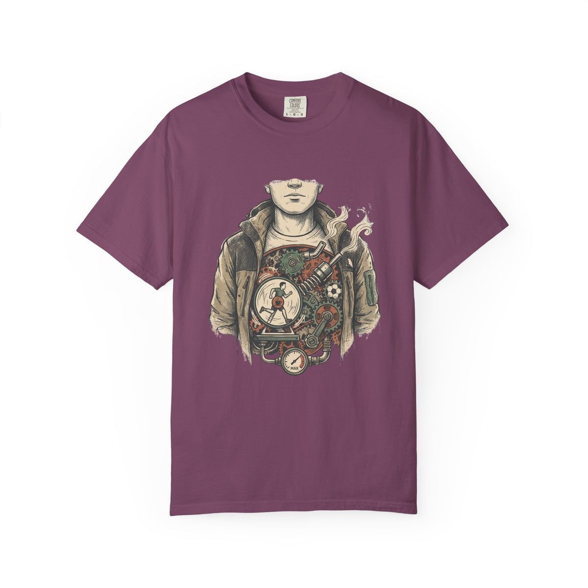 Calm On The Outside. Pacing On The Inside. Art Graphic T-shirt