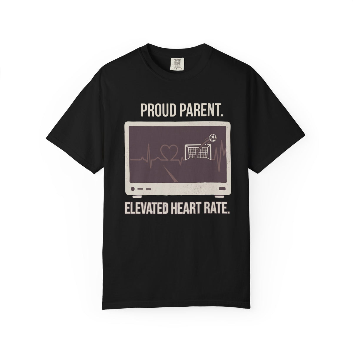 Proud Parent. Elevated Heart Rate. Illustrated T-shirt
