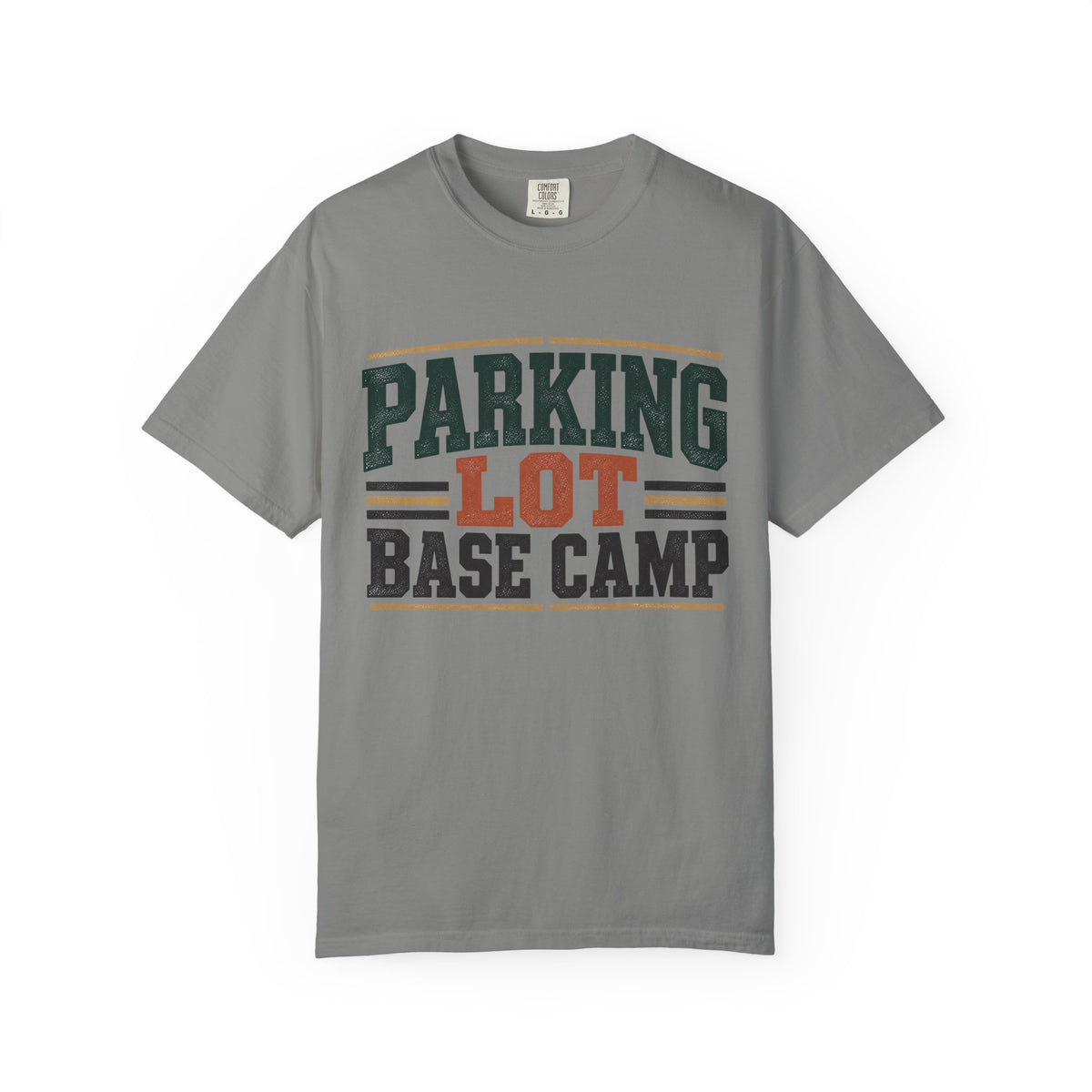 Parking Lot Base Camp Typography T-shirt