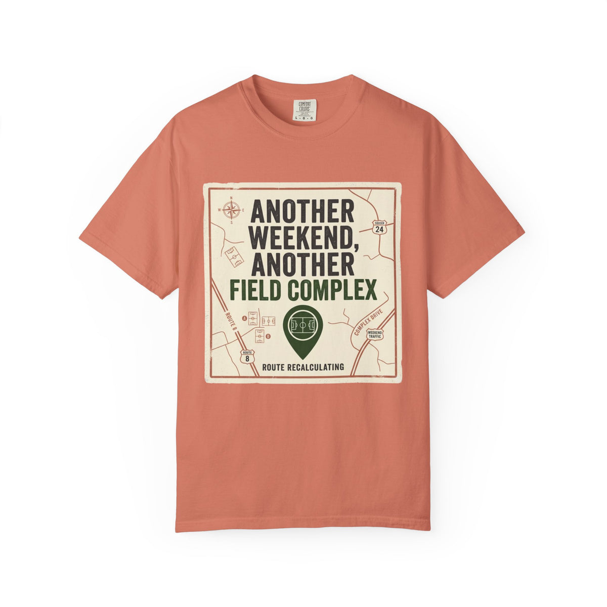 Another Weekend, Another Field Complex Illustrated T-shirt