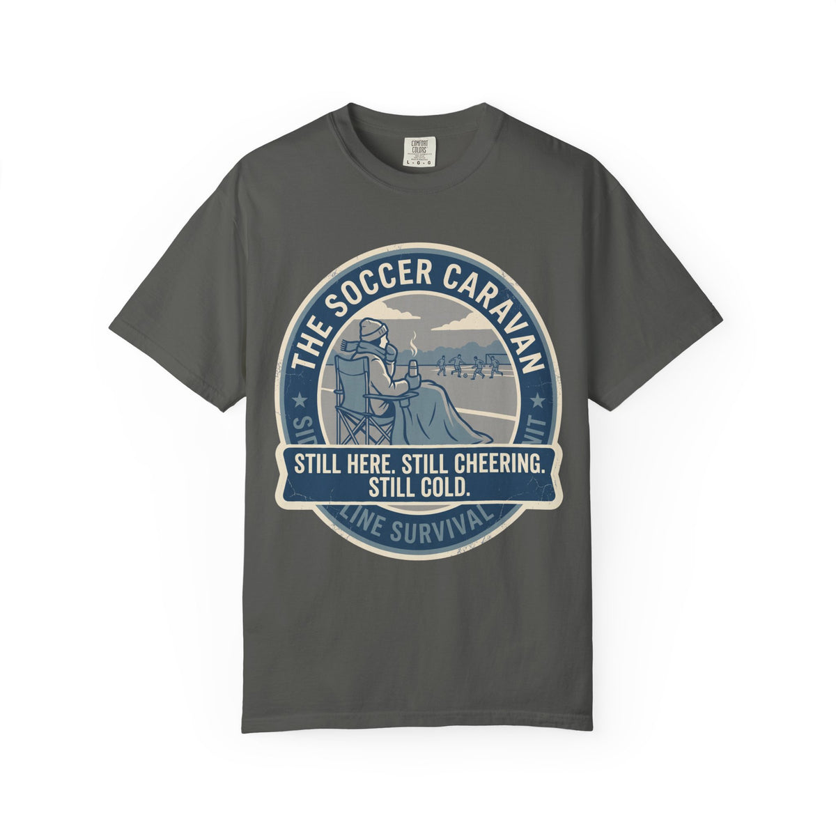 Still Here. Still Cheering. Still Cold. Illustrated T-shirt
