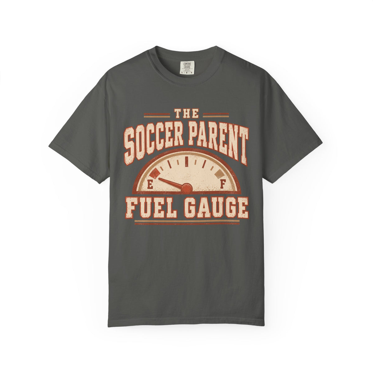 The Soccer Parent Fuel Gauge Illustrated T-shirt