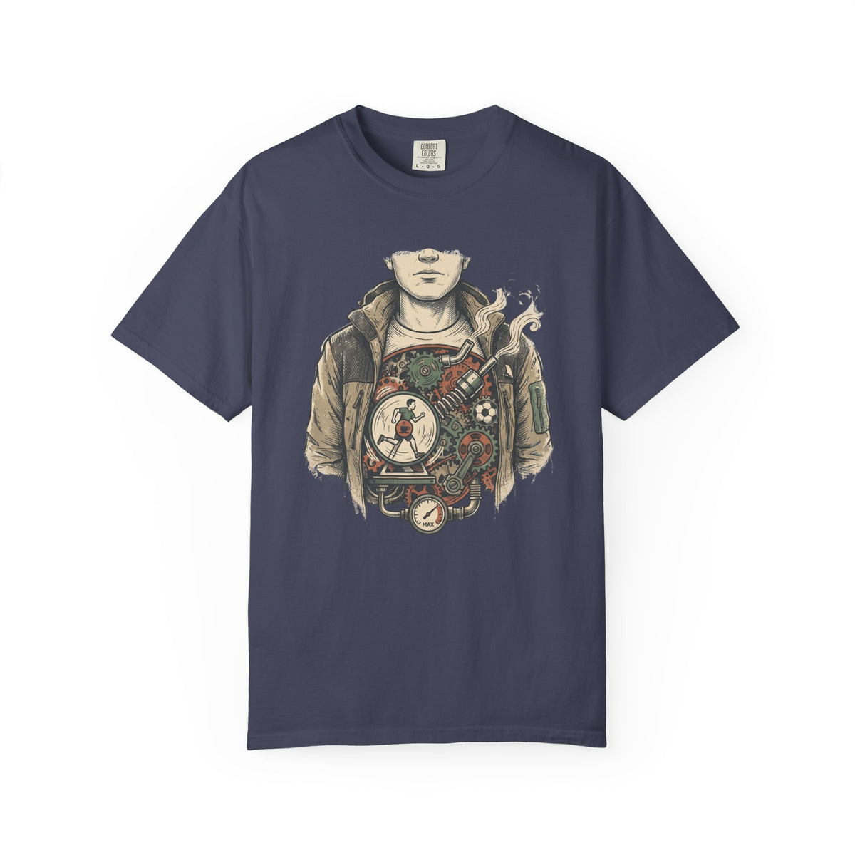 Calm On The Outside. Pacing On The Inside. Art Graphic T-shirt