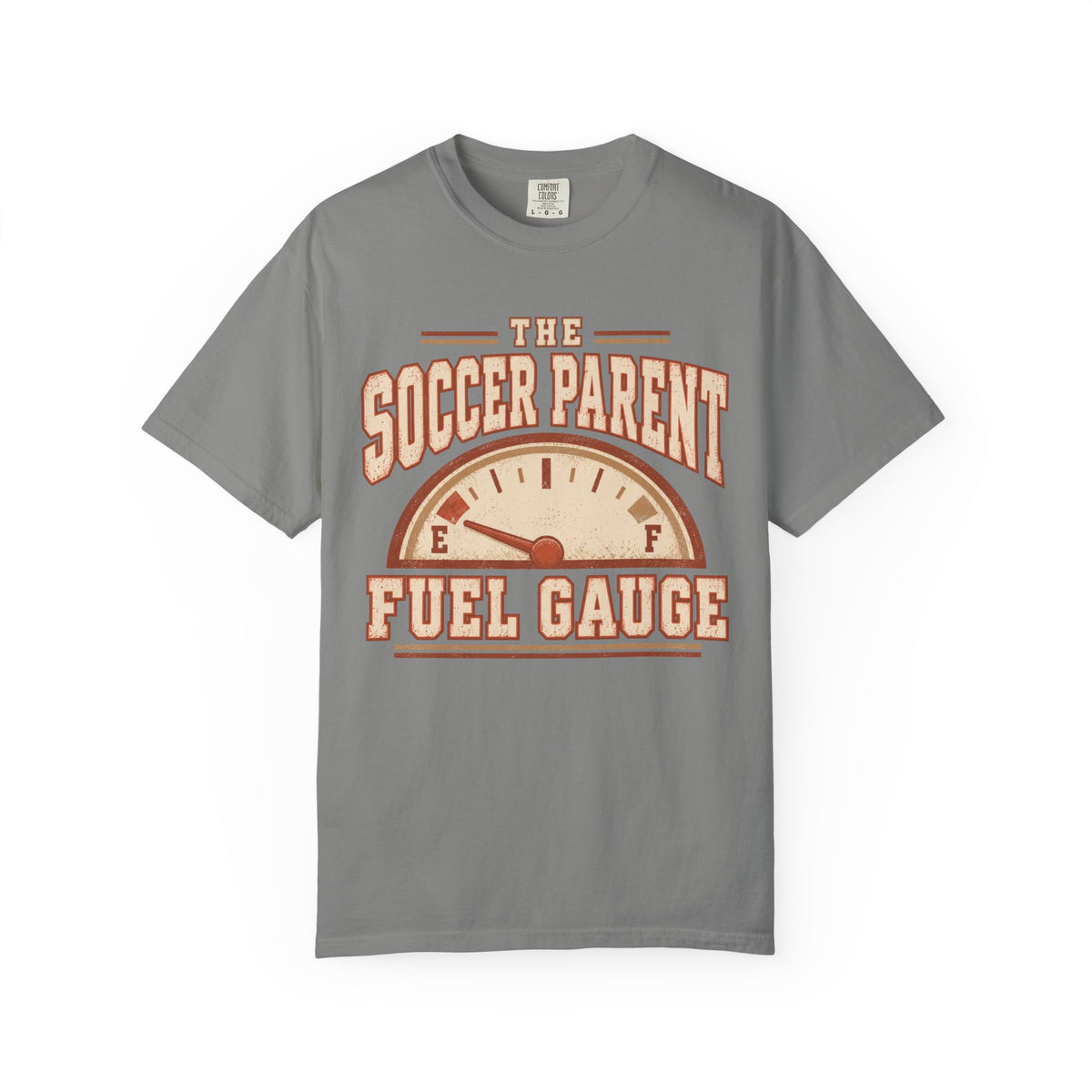 The Soccer Parent Fuel Gauge Illustrated T-shirt