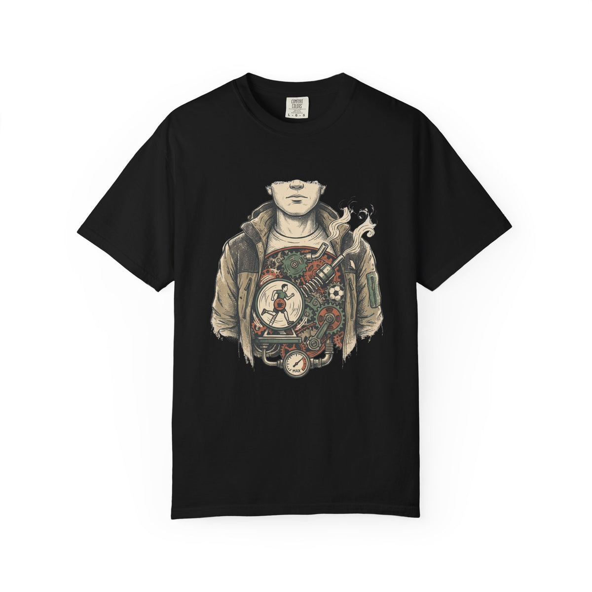 Calm On The Outside. Pacing On The Inside. Art Graphic T-shirt
