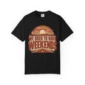 We Used To Have Weekends Illustrated T-shirt
