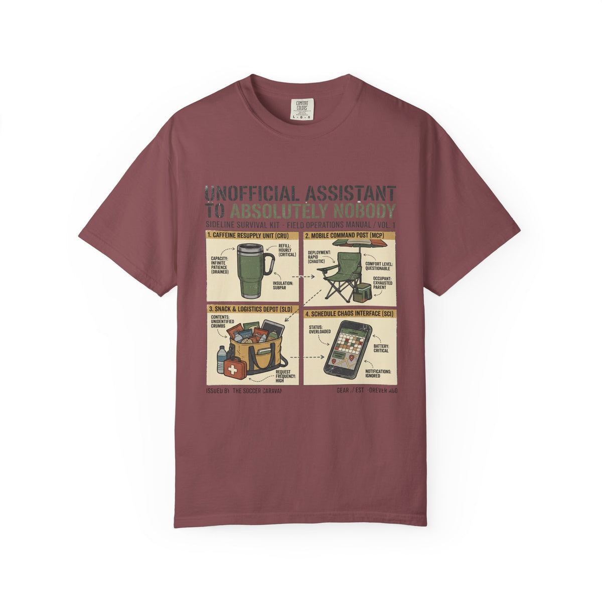 Unofficial Assistant To Absolutely Nobody Field Guide T-shirt