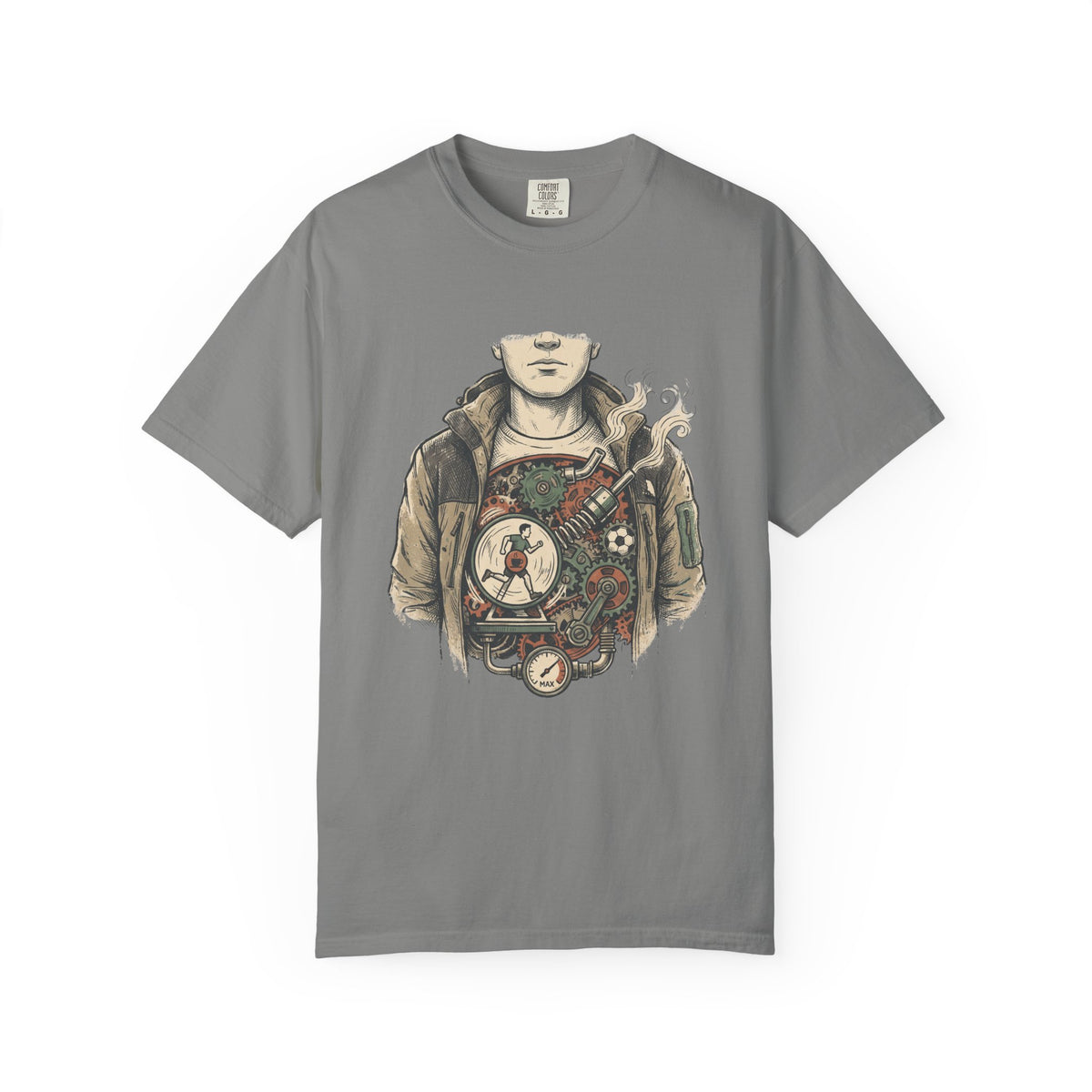 Calm On The Outside. Pacing On The Inside. Art Graphic T-shirt