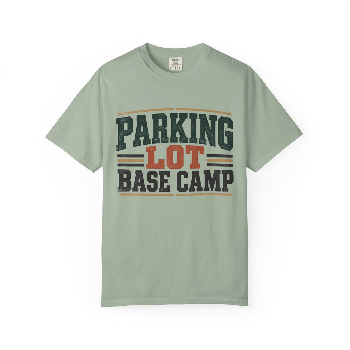 Parking Lot Base Camp Typography T-shirt