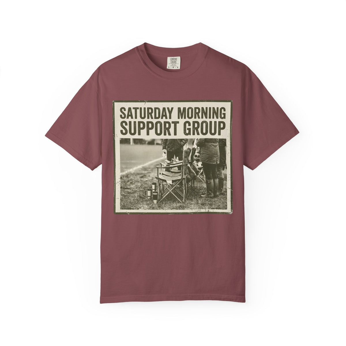 Saturday Morning Support Group Illustrated T-shirt