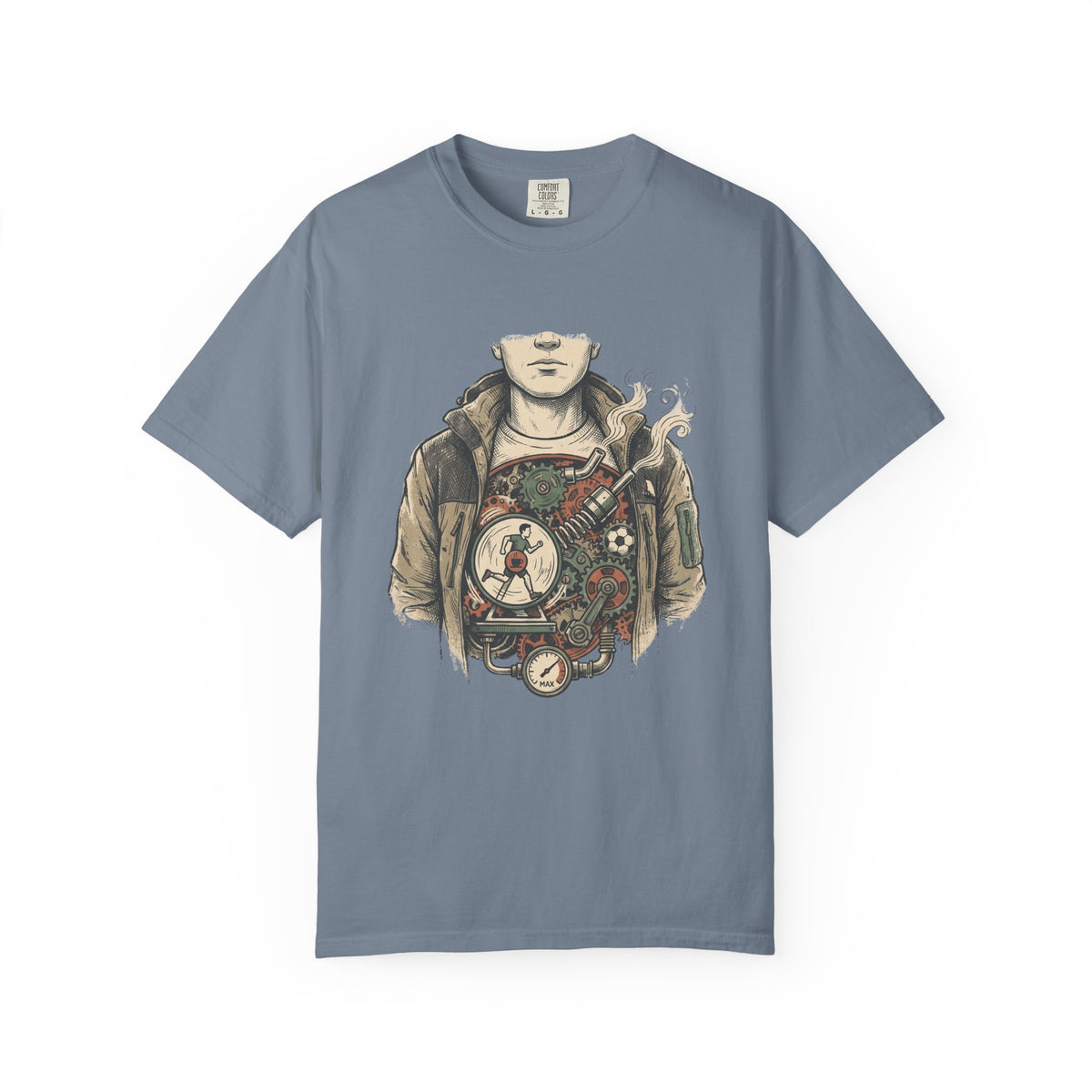 Calm On The Outside. Pacing On The Inside. Art Graphic T-shirt