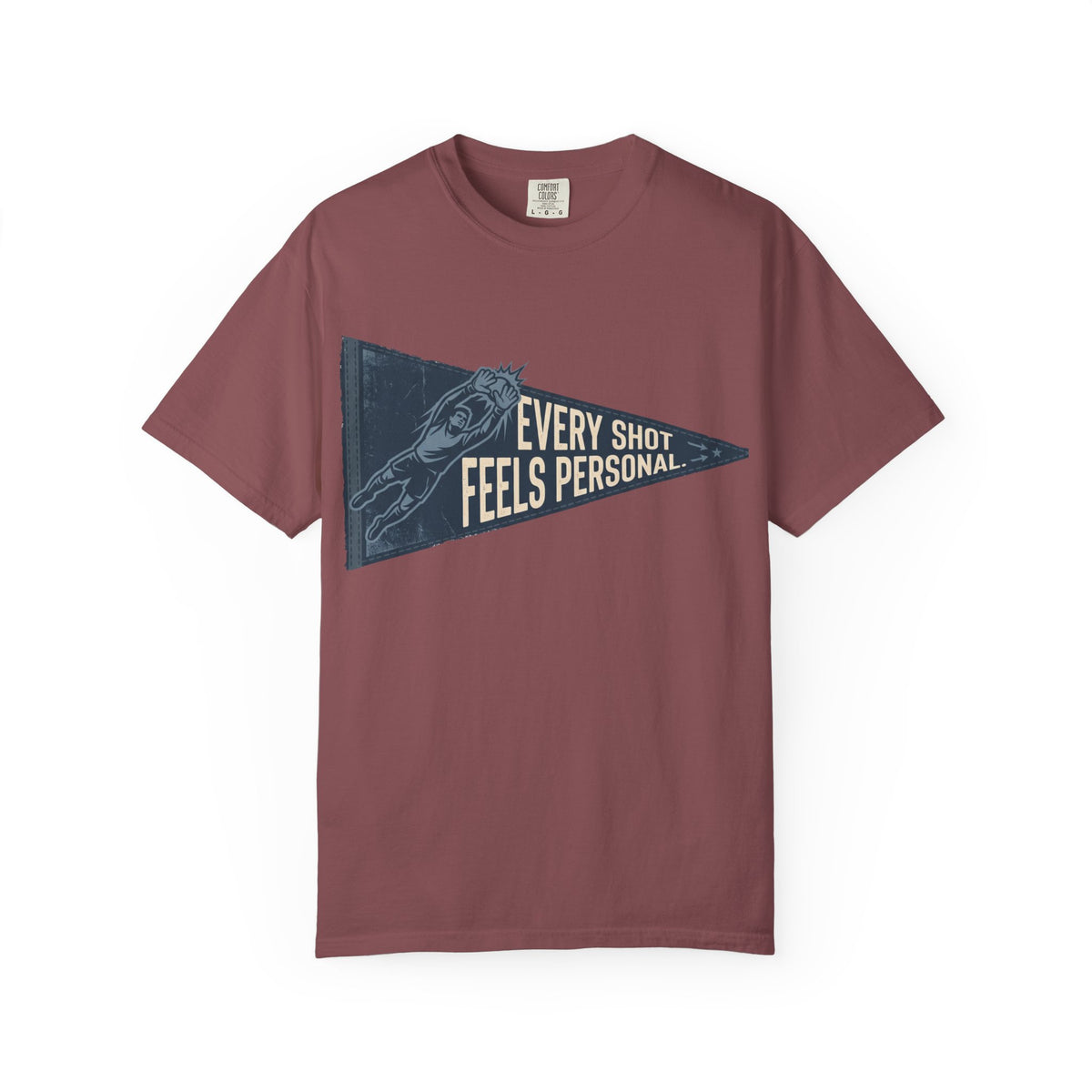 Every Shot Feels Personal. Illustrated T-shirt
