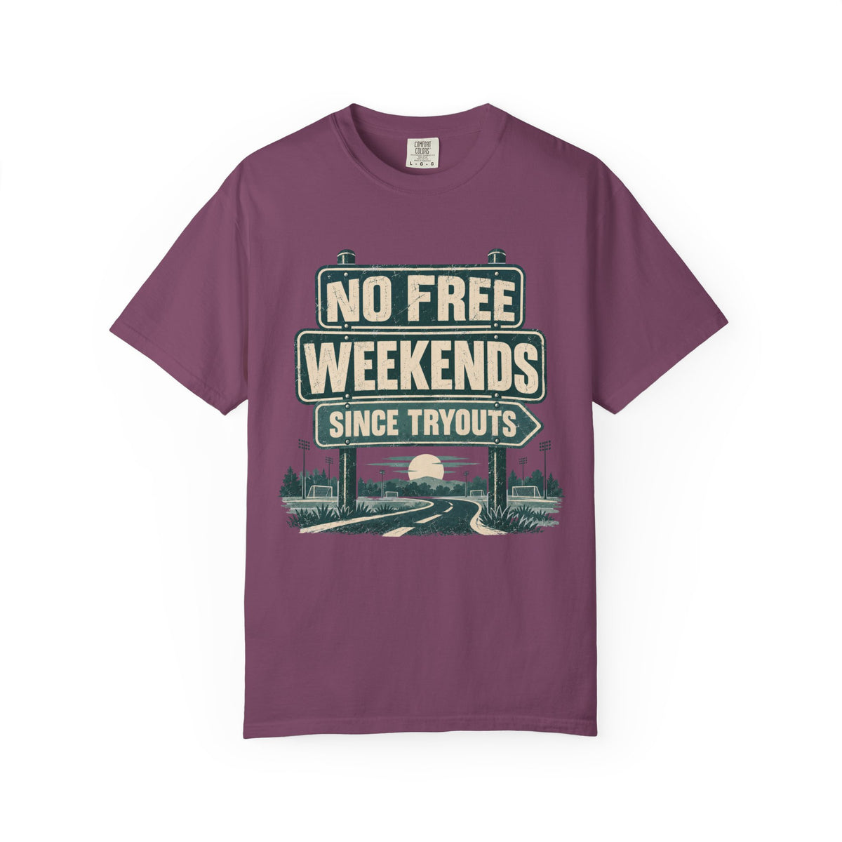 No Free Weekends Since Tryouts Illustrated T-shirt
