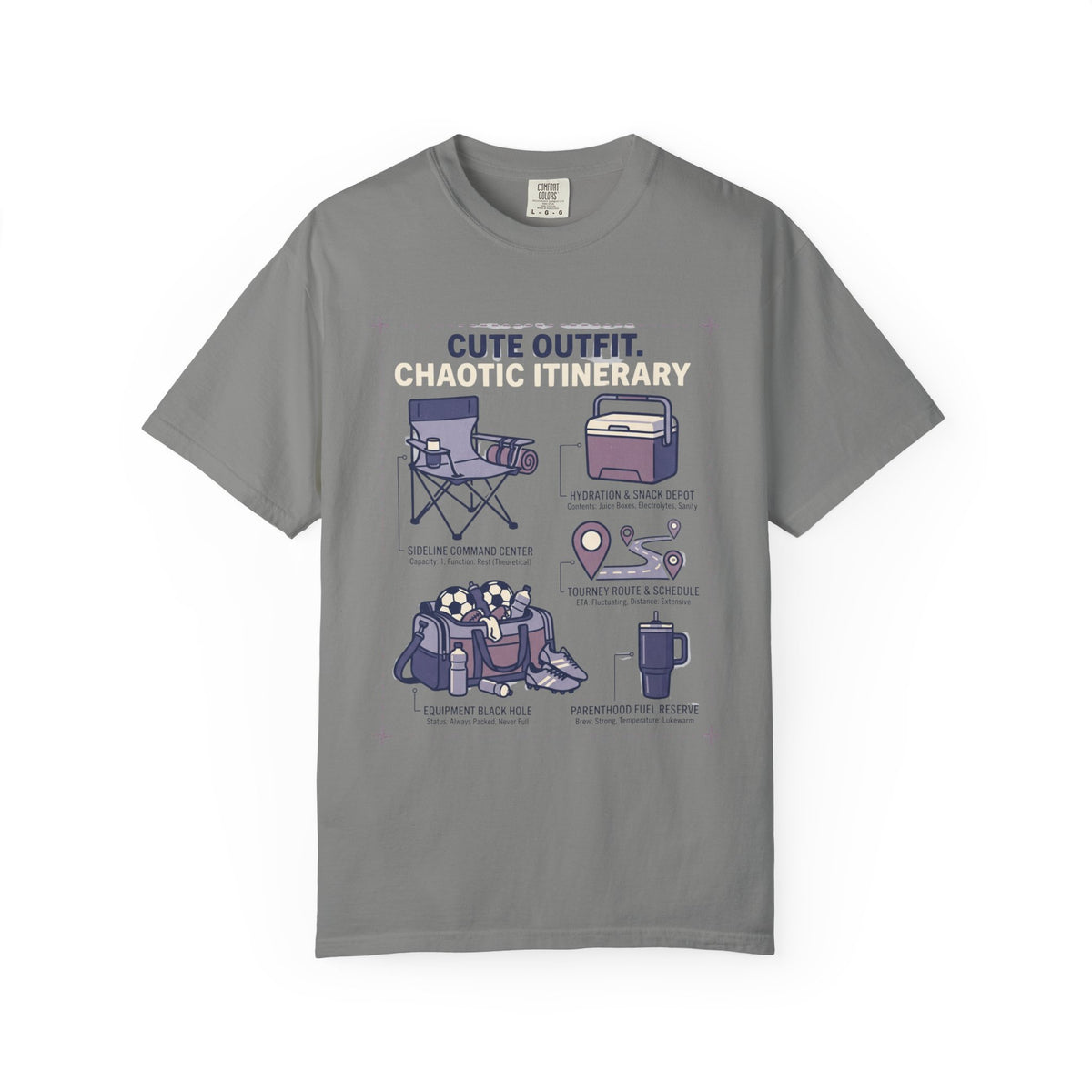 Cute Outfit. Chaotic Itinerary. Field Guide T-shirt