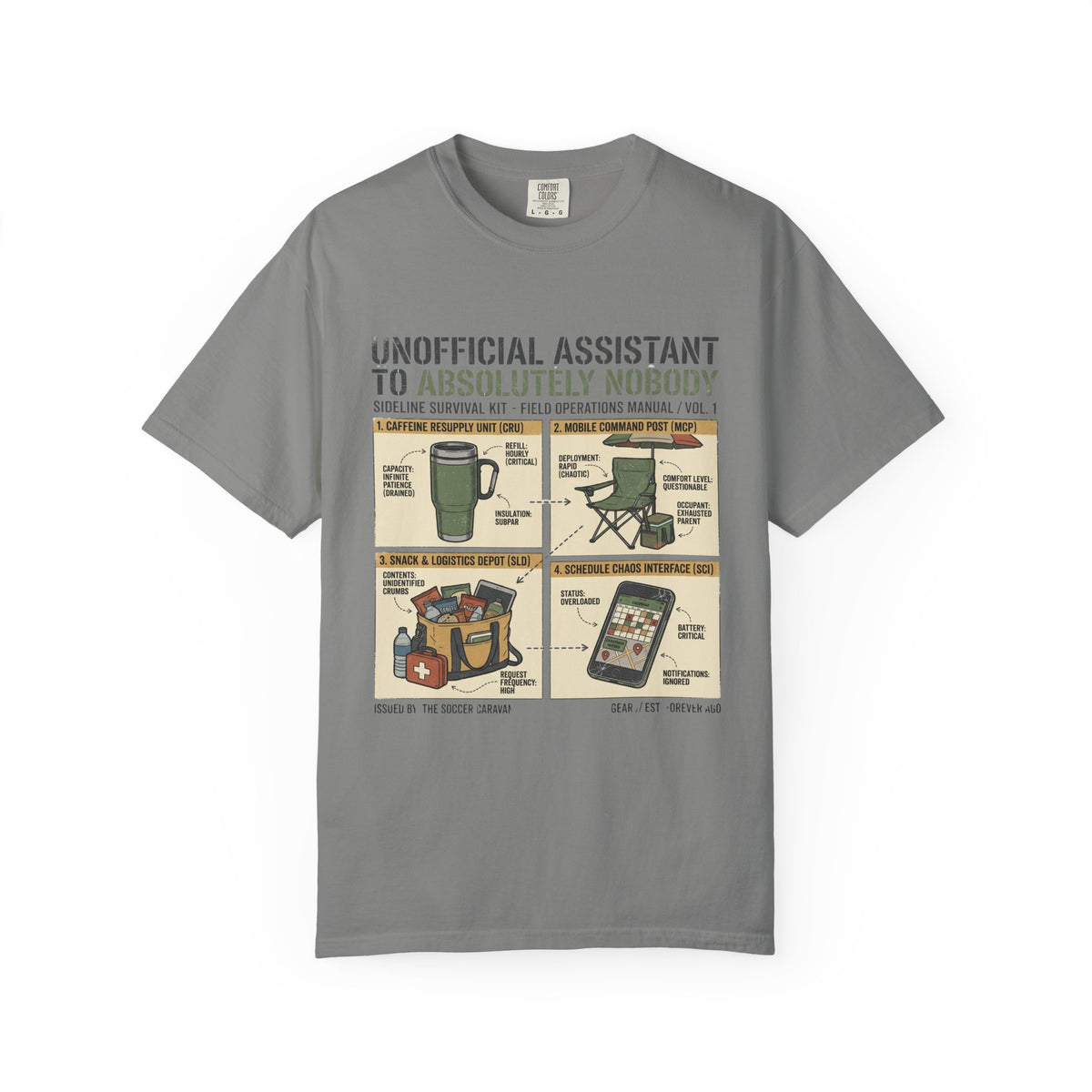 Unofficial Assistant To Absolutely Nobody Field Guide T-shirt