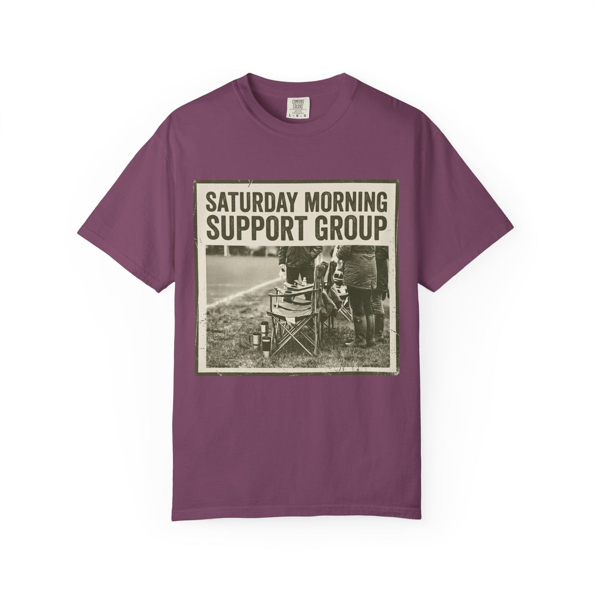 Saturday Morning Support Group Illustrated T-shirt