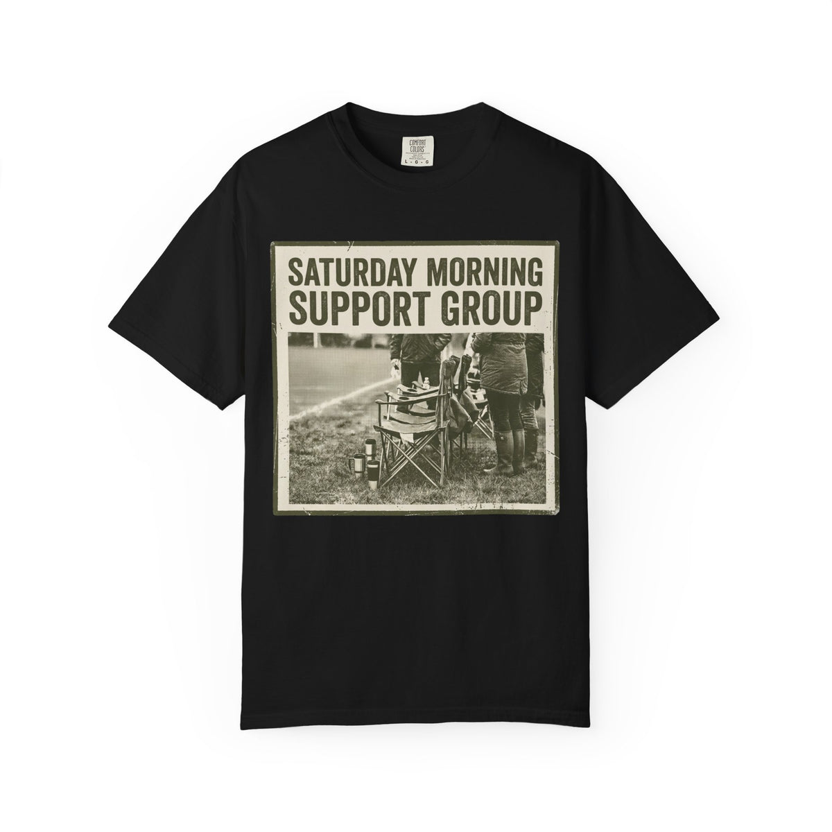 Saturday Morning Support Group Illustrated T-shirt