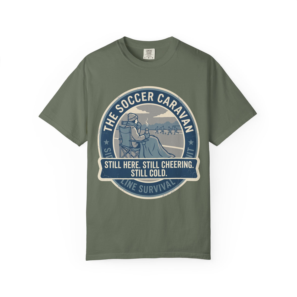 Still Here. Still Cheering. Still Cold. Illustrated T-shirt
