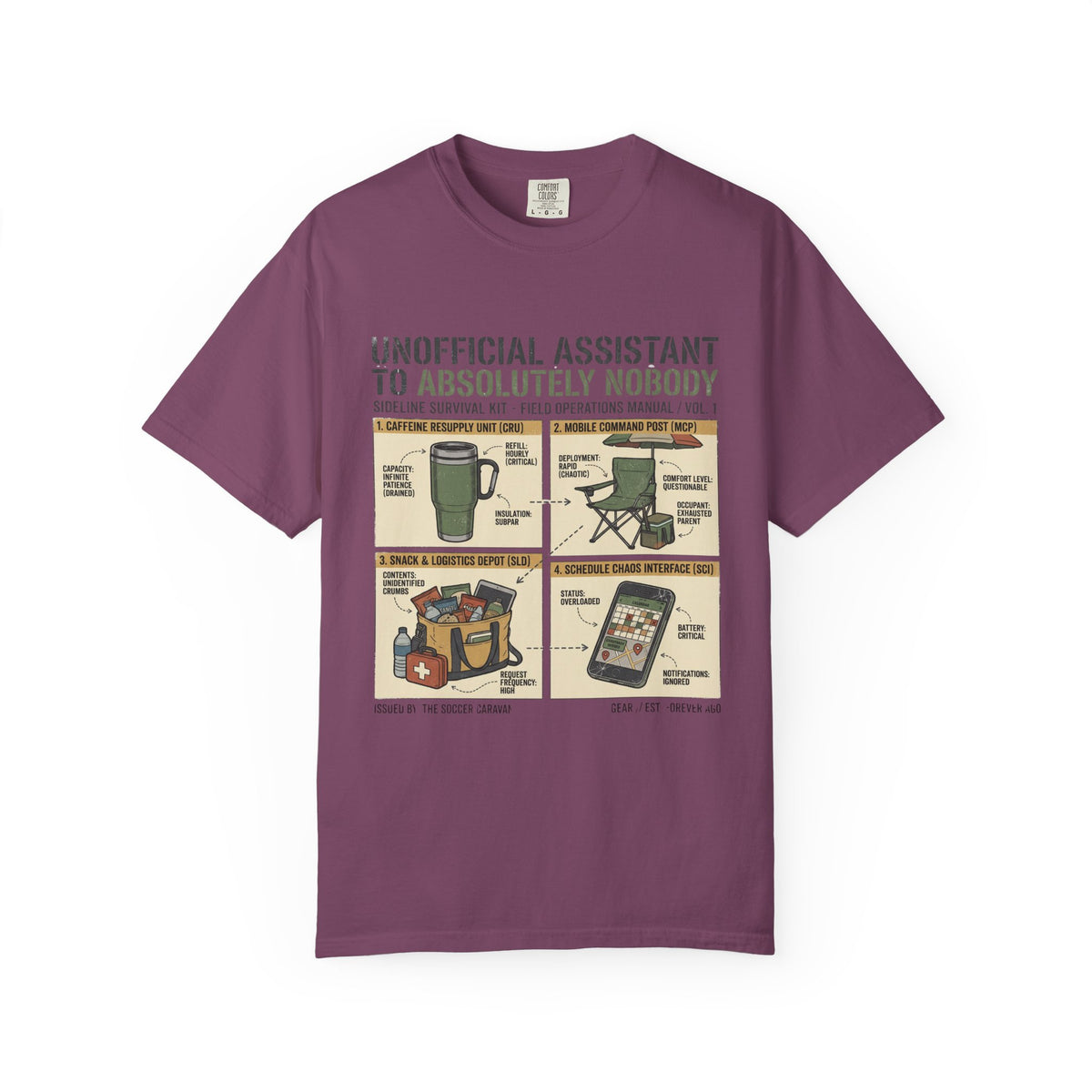 Unofficial Assistant To Absolutely Nobody Field Guide T-shirt