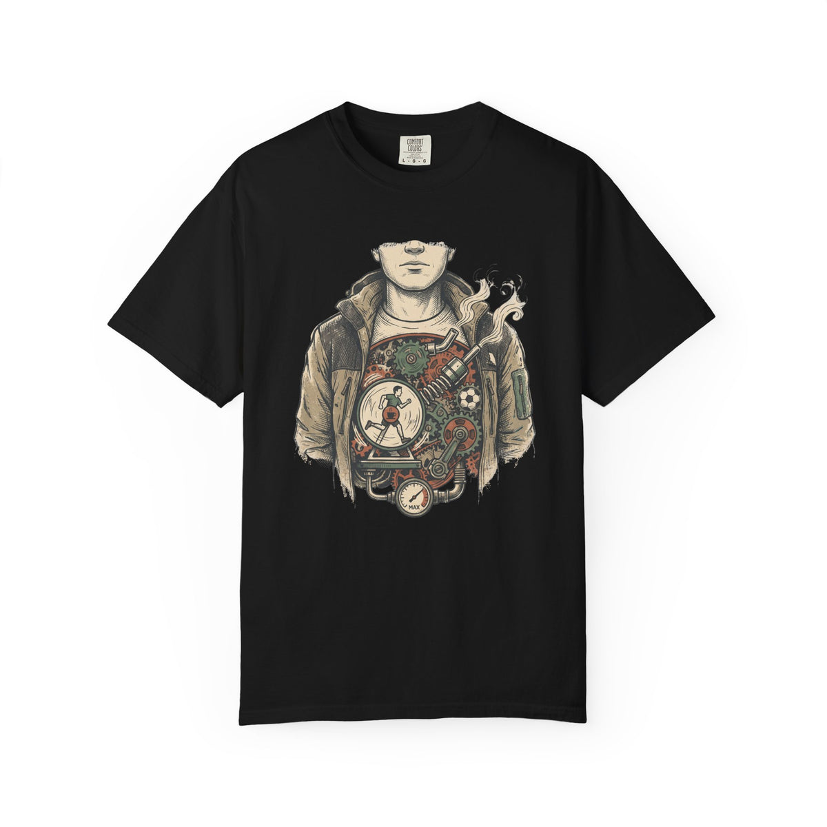 Calm On The Outside. Pacing On The Inside. Art Graphic T-shirt