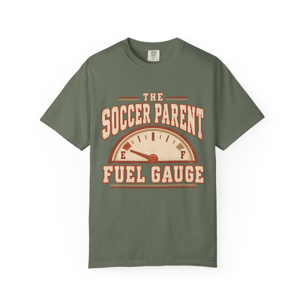 The Soccer Parent Fuel Gauge Illustrated T-shirt