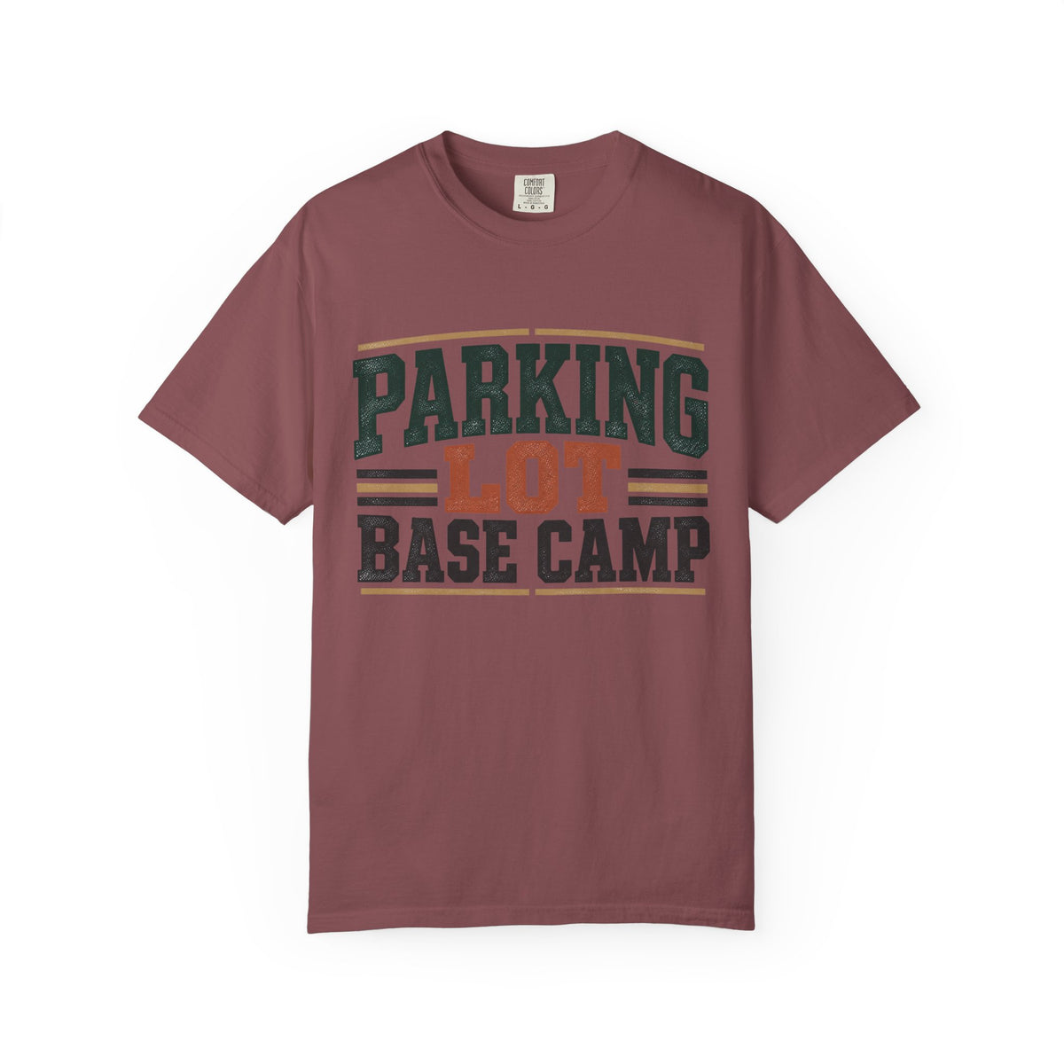 Parking Lot Base Camp Typography T-shirt
