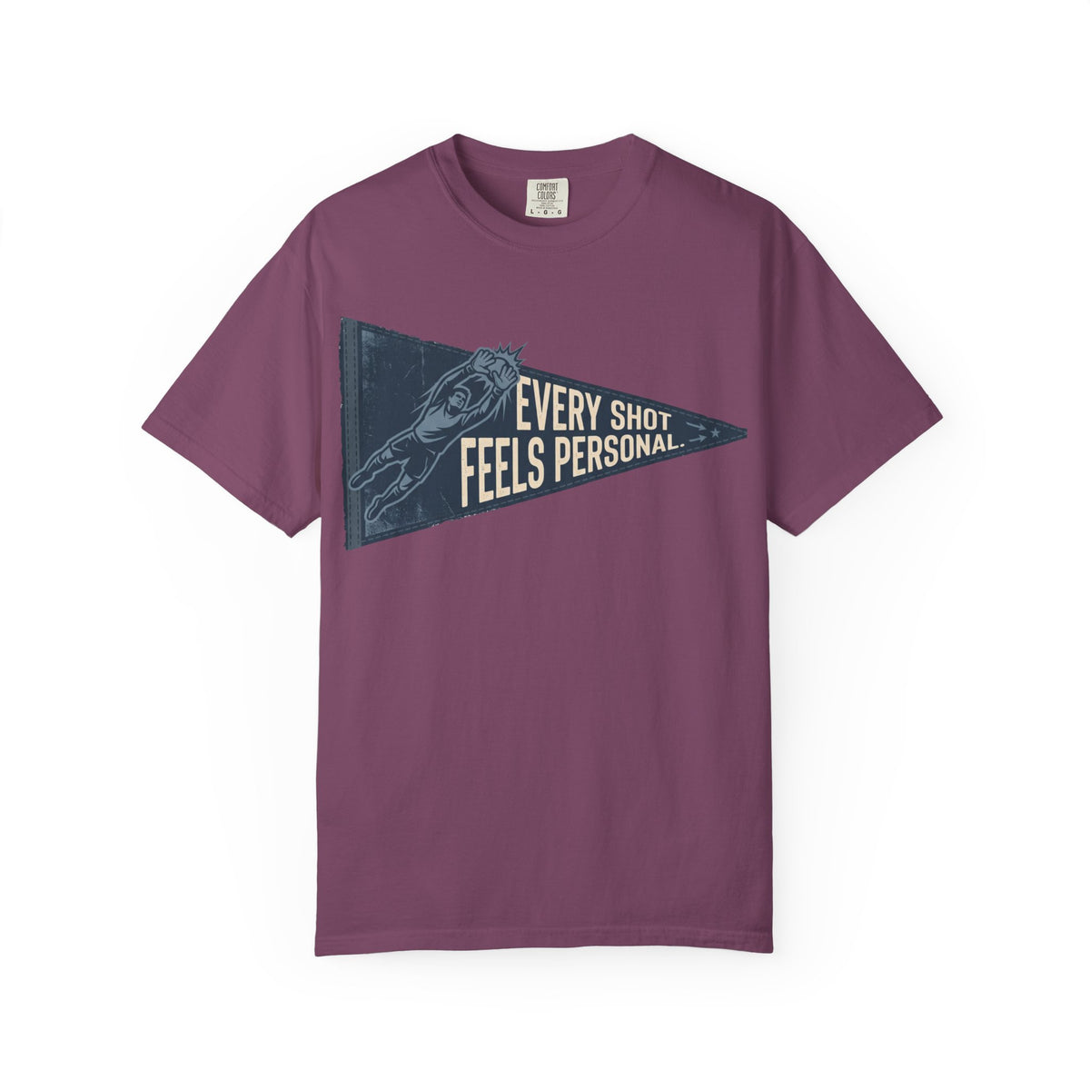 Every Shot Feels Personal. Illustrated T-shirt