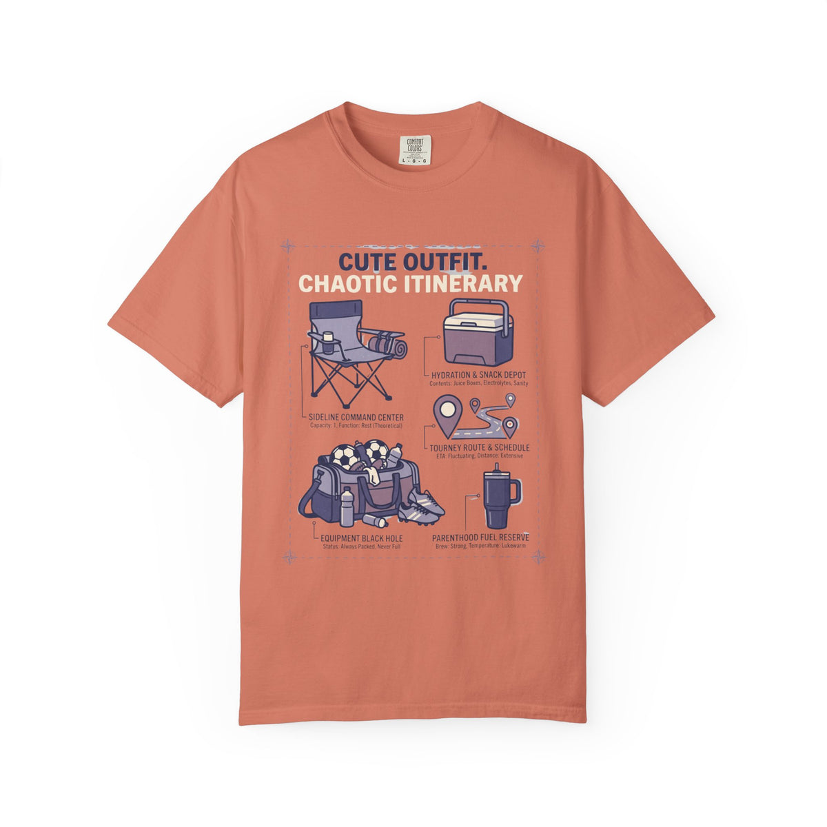 Cute Outfit. Chaotic Itinerary. Field Guide T-shirt