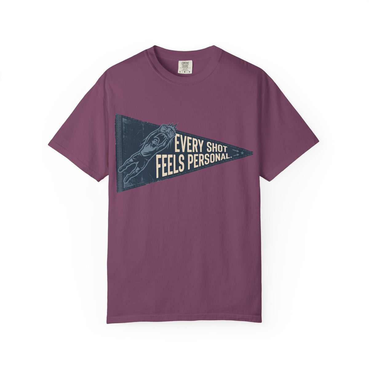 Every Shot Feels Personal. Illustrated T-shirt