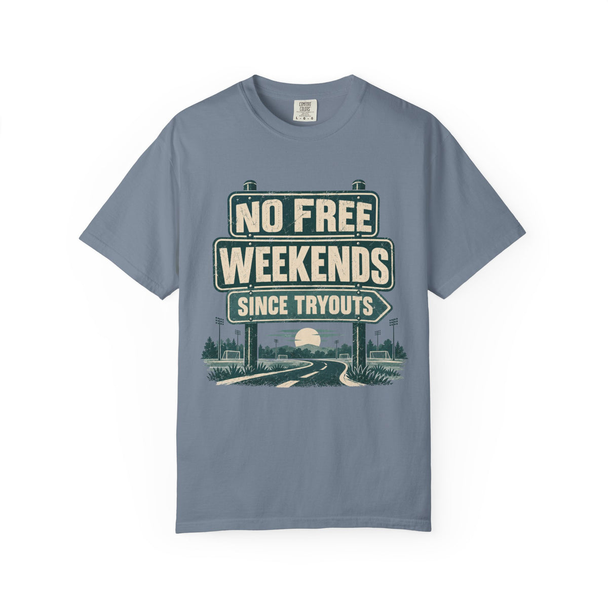 No Free Weekends Since Tryouts Illustrated T-shirt