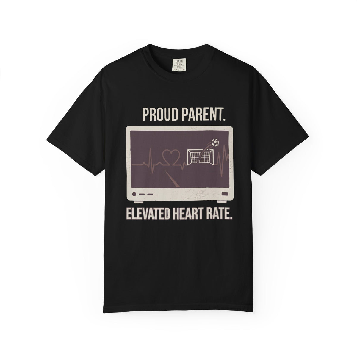 Proud Parent. Elevated Heart Rate. Illustrated T-shirt