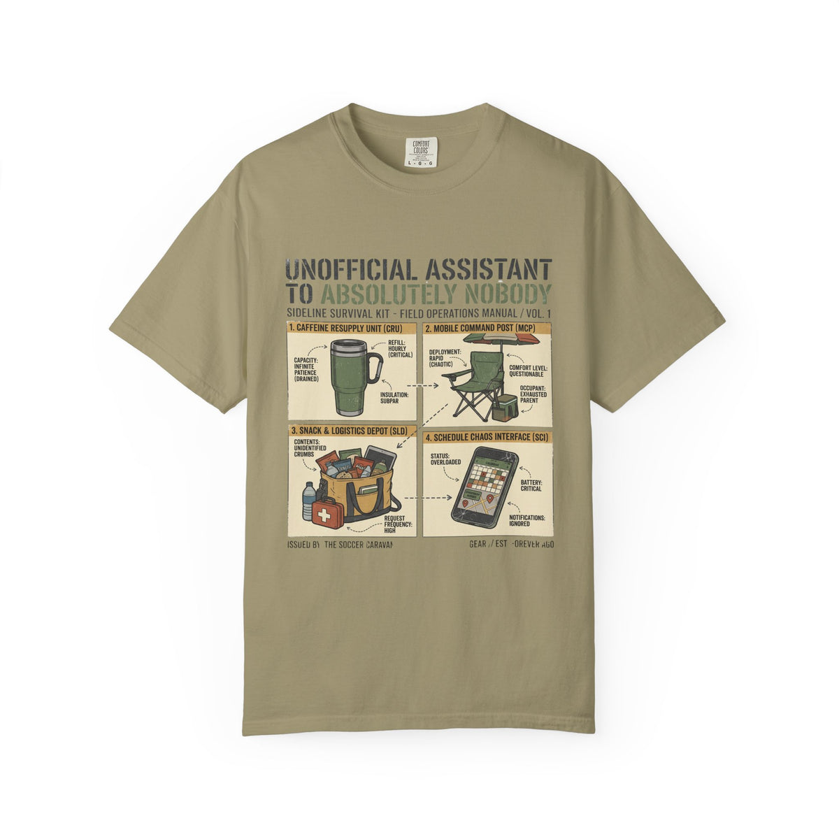 Unofficial Assistant To Absolutely Nobody Field Guide T-shirt