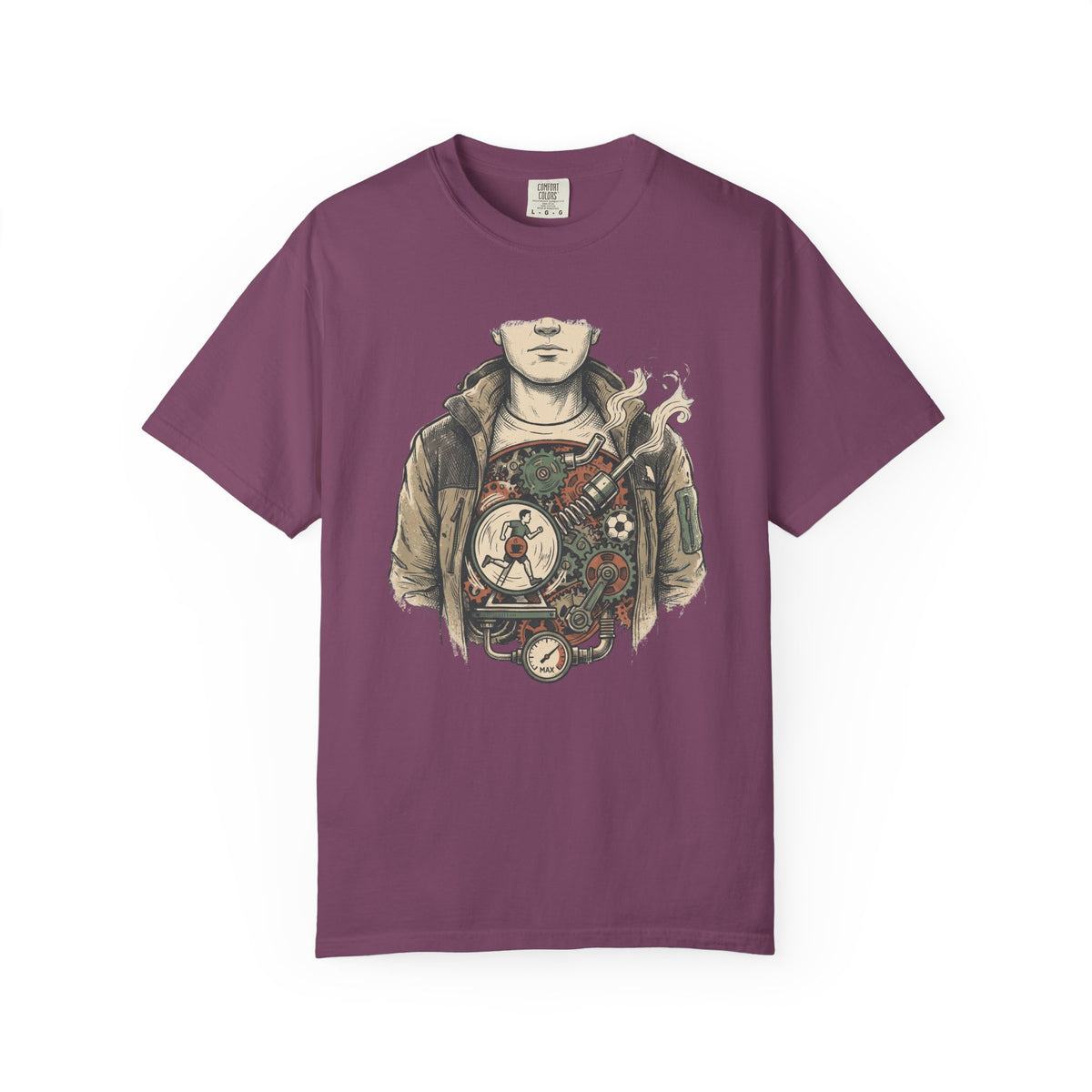 Calm On The Outside. Pacing On The Inside. Art Graphic T-shirt