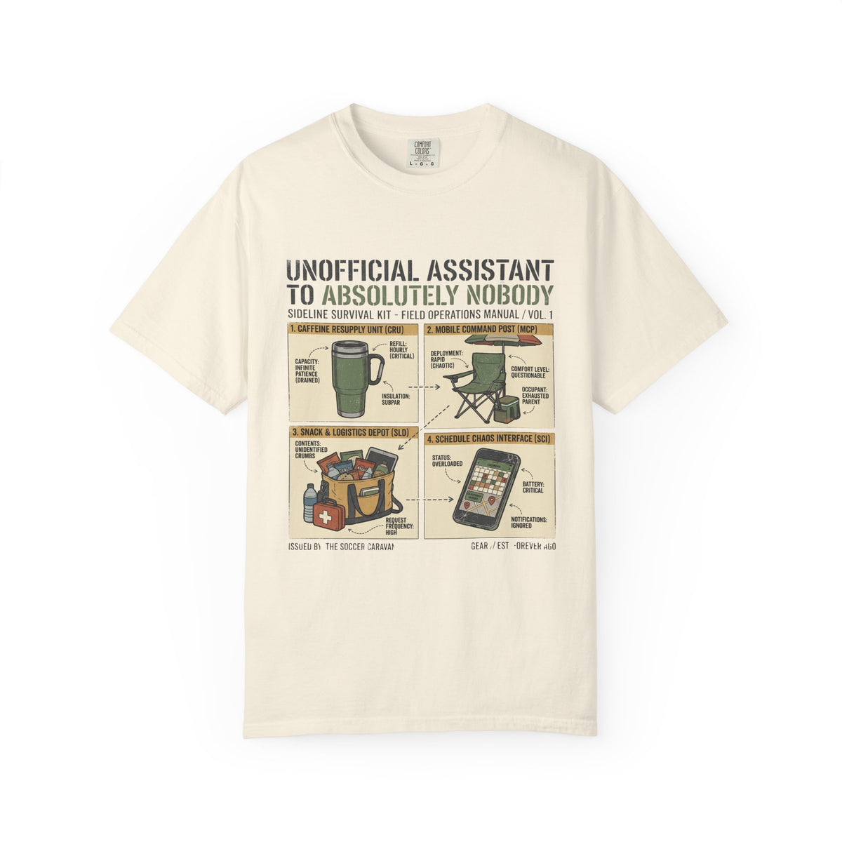 Unofficial Assistant To Absolutely Nobody Field Guide T-shirt