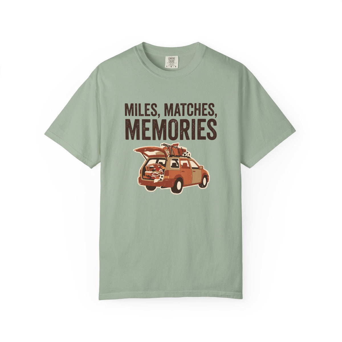 Miles, Matches, Memories Illustrated T-shirt