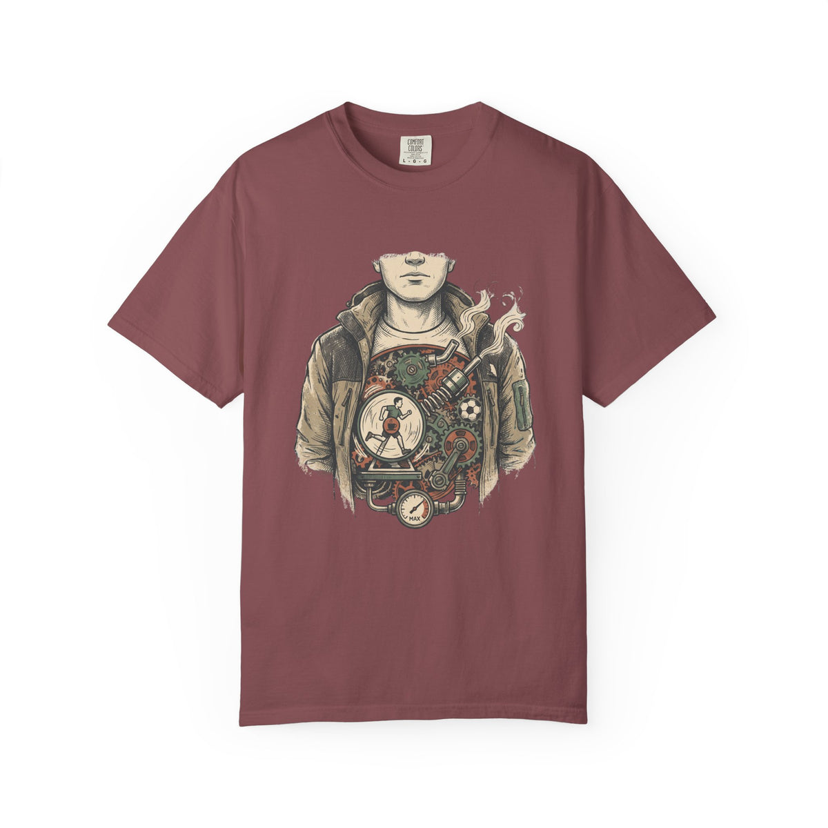 Calm On The Outside. Pacing On The Inside. Art Graphic T-shirt