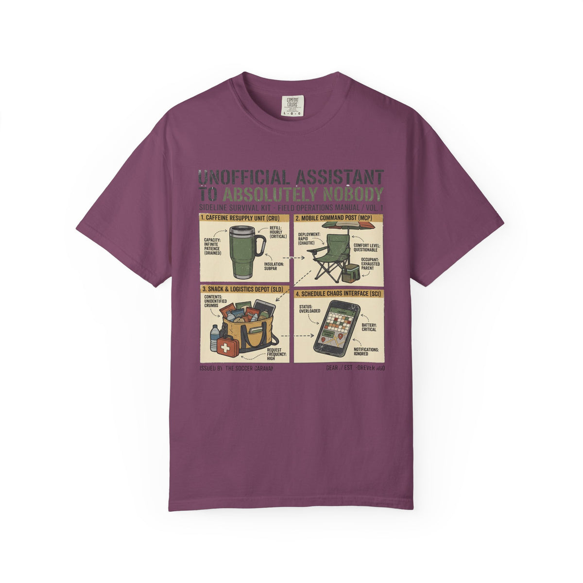 Unofficial Assistant To Absolutely Nobody Field Guide T-shirt