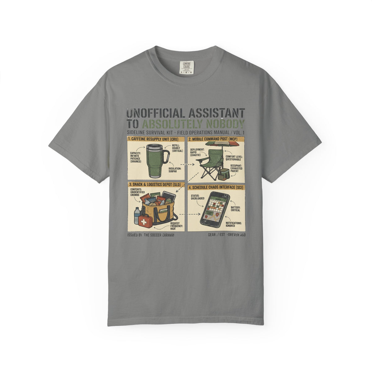 Unofficial Assistant To Absolutely Nobody Field Guide T-shirt