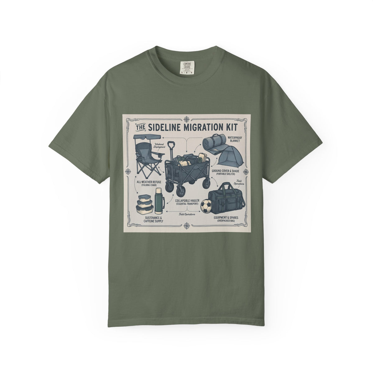 The Sideline Migration Kit Field Guide T-shirt