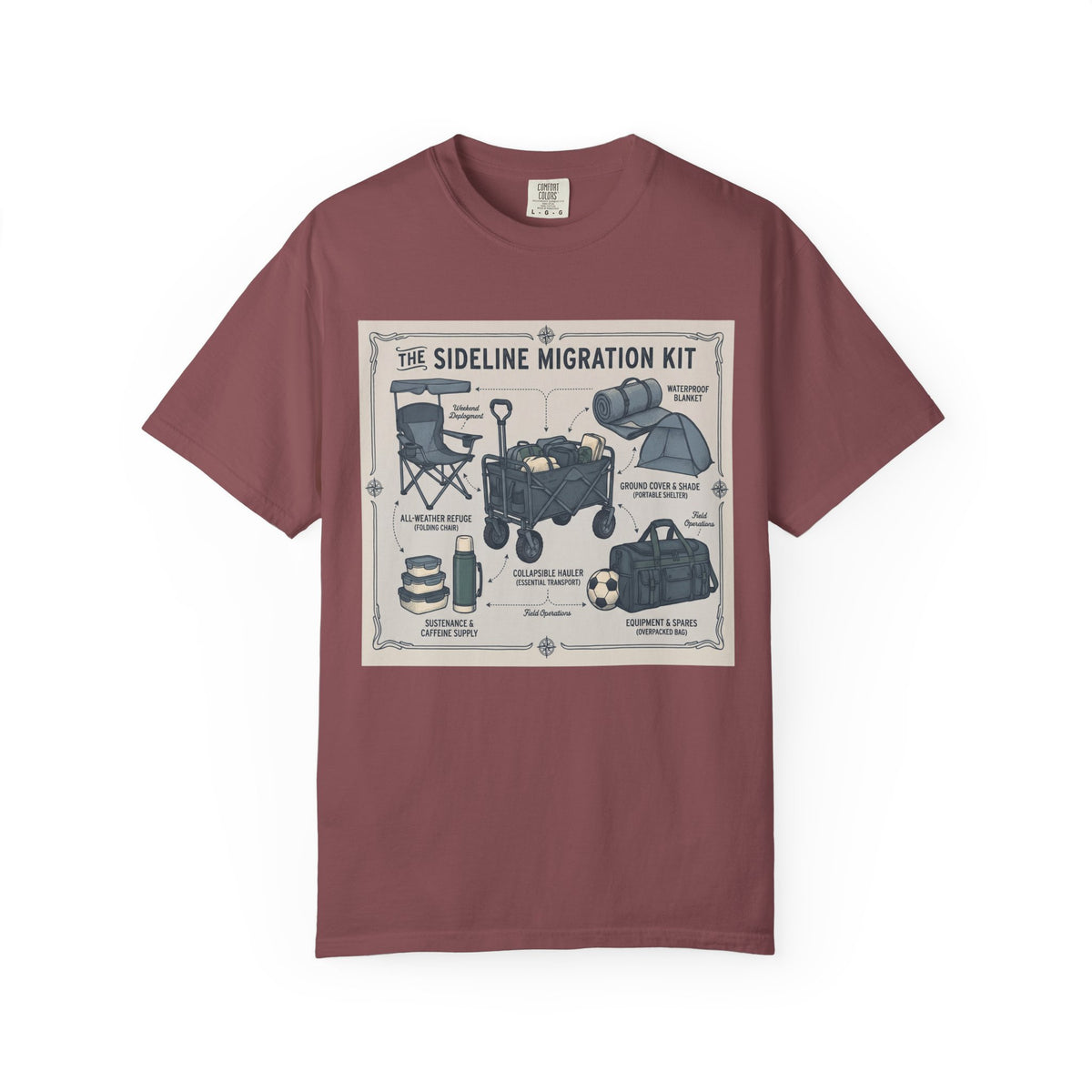 The Sideline Migration Kit Field Guide T-shirt