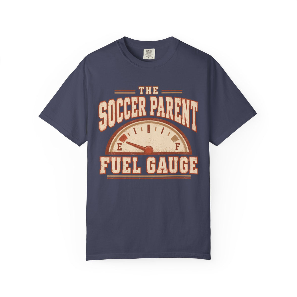 The Soccer Parent Fuel Gauge Illustrated T-shirt